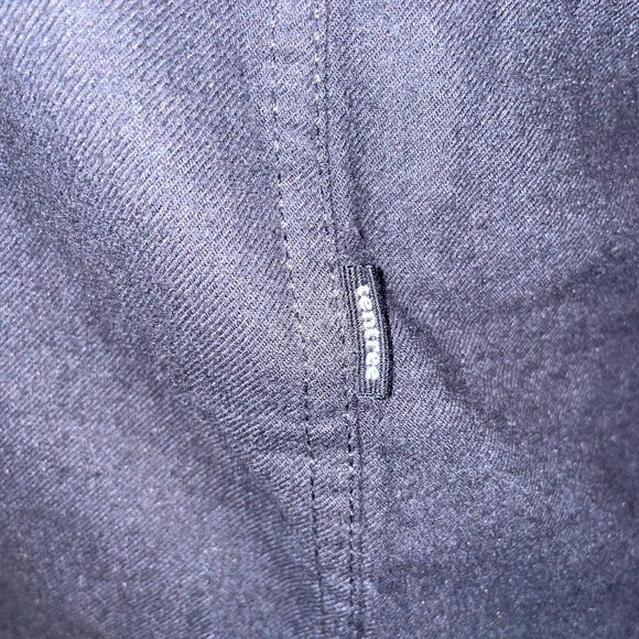 TenTree button down shirt long sleeve organic cotton black womens small new - Picture 3 of 8